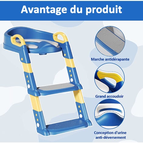 Réducteur de toilettes avec marchepied I StairStyle™