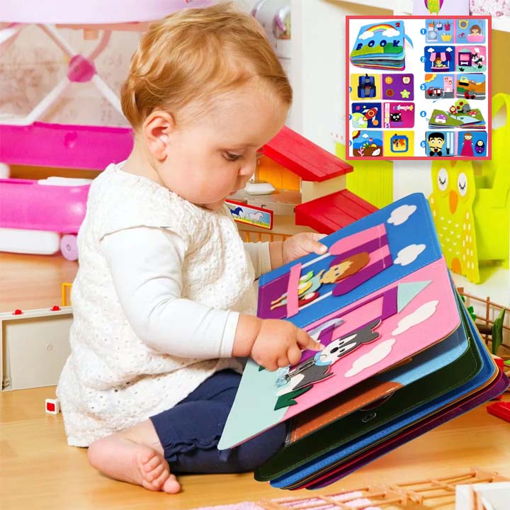 Livre d'éveil en tissu | Babyook™