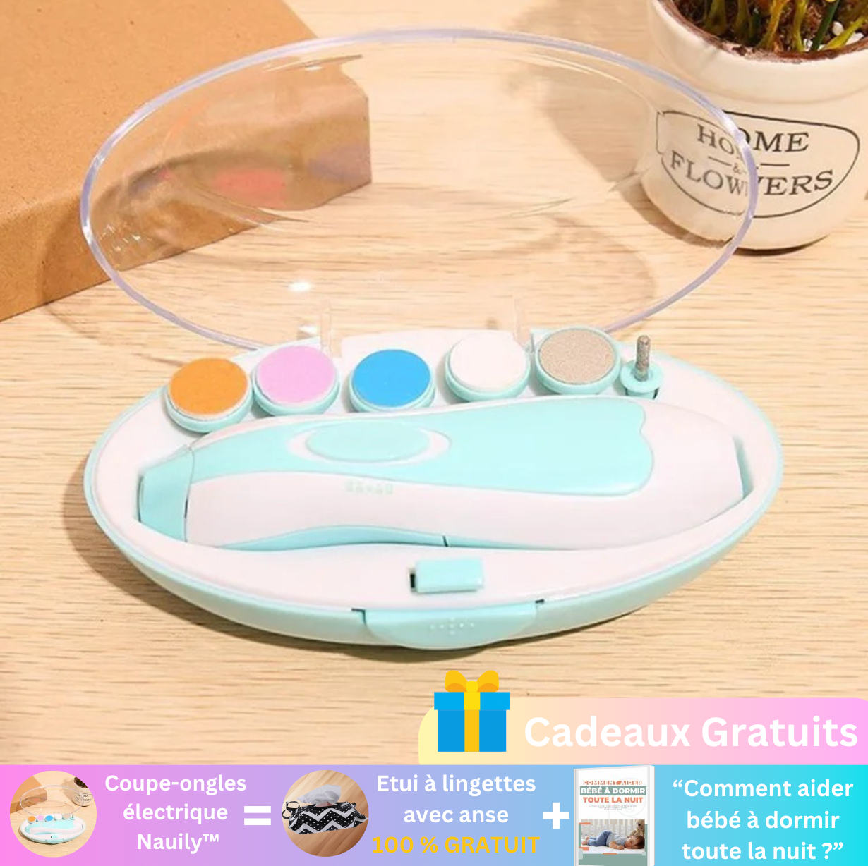 Coupe-ongles électrique | Nauily™