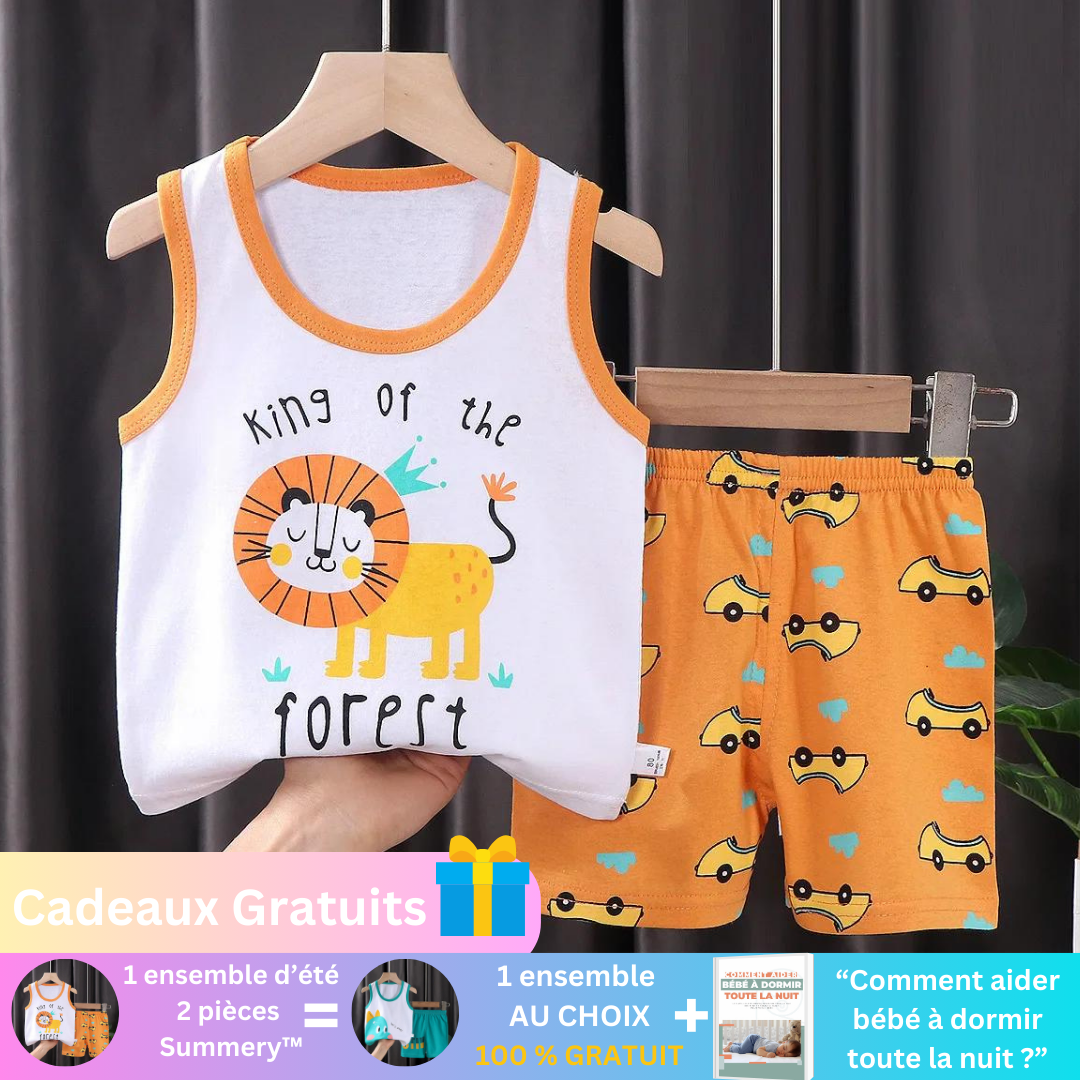 Ensemble d'été pour enfants 2 pièces | Summery™