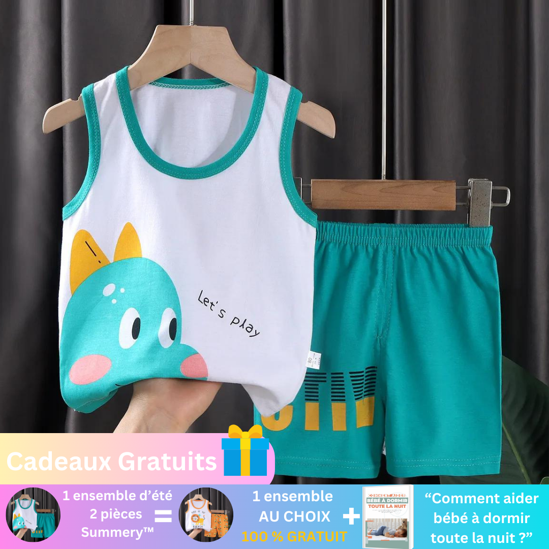 Ensemble d'été pour enfants 2 pièces | Summery™