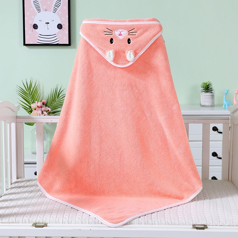 Cape de bain bébé coton biologique | BabyBath™
