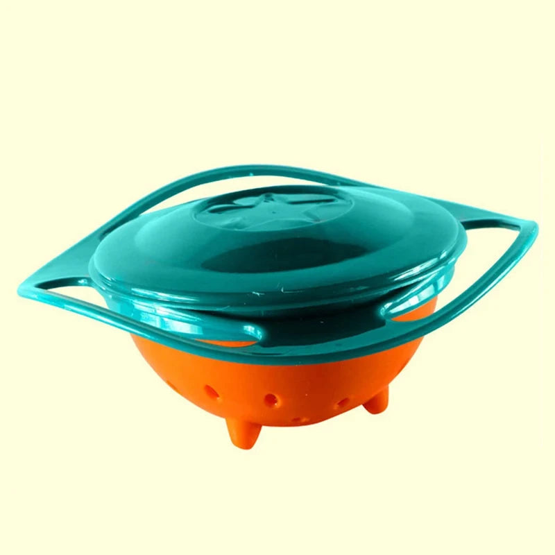 Baby Feeding Bowl Gyro Bowl 360 Degree Rotation Spill Resistant Feeding Dishes for Baby Training Children Spill-Proof