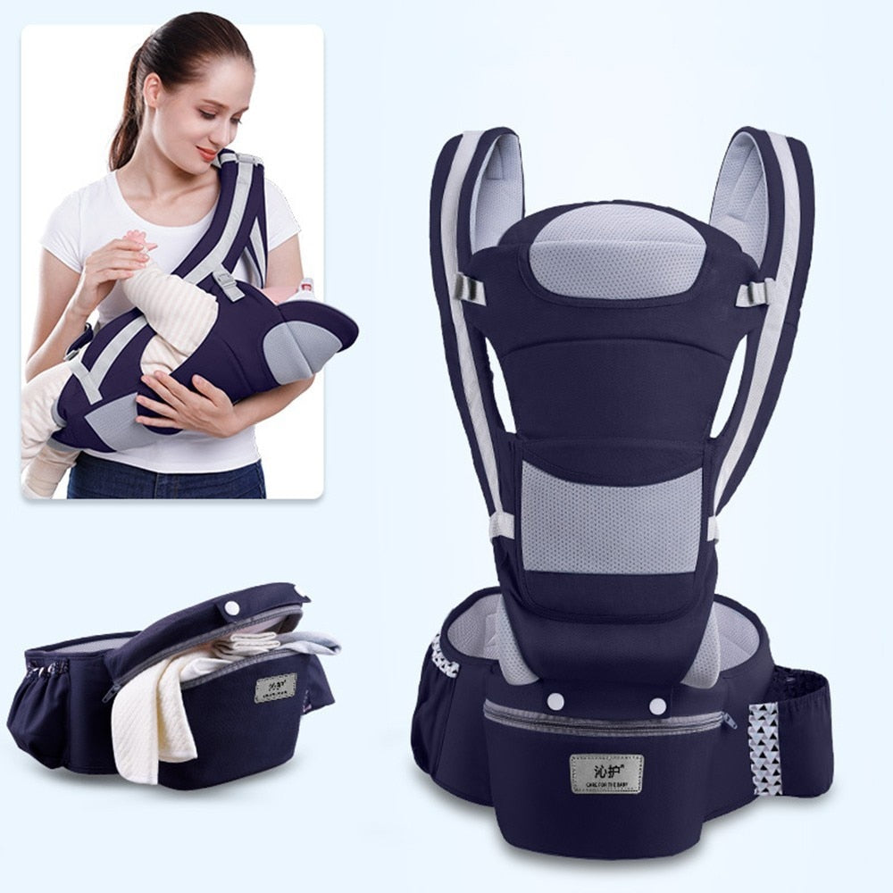 Porte-bébé ergonomique 6 en 1 I BabyCarry ™