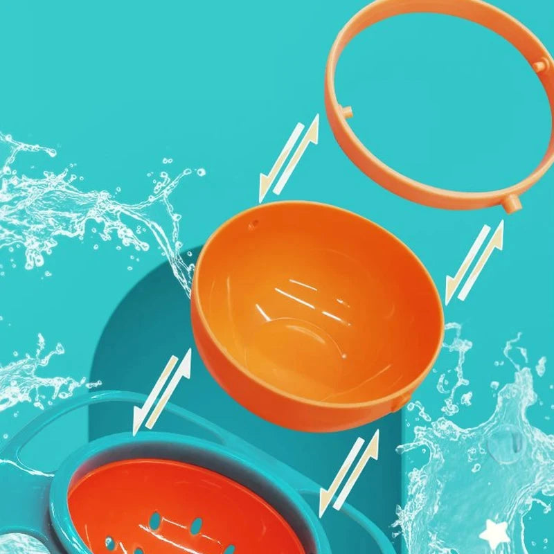 Baby Feeding Bowl Gyro Bowl 360 Degree Rotation Spill Resistant Feeding Dishes for Baby Training Children Spill-Proof